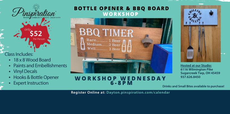Fathers Day Gift - Bottle Opener & BBQ Board Workshop