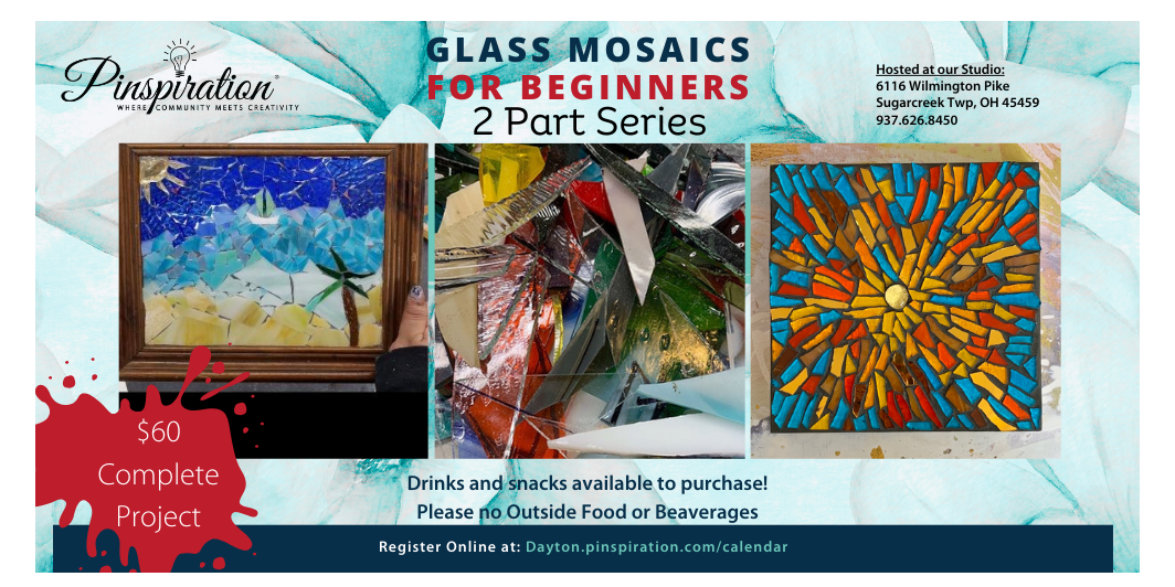 Glass Mosaic for Beginners - Part 1 of 2 Part Series