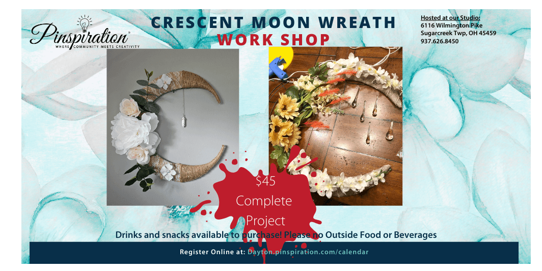 Crescent Moon Wreath Making